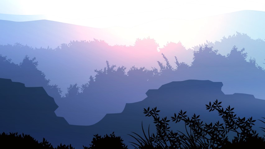Sample: Natural Forest Sunrise